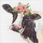 (image for) Sweet Cow Counted Cross Stitch Kit